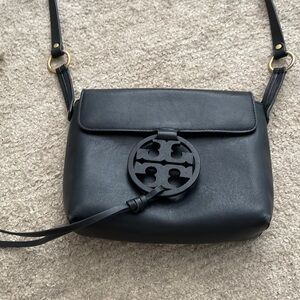 Tory Burch Miller Leather Crossbody Black